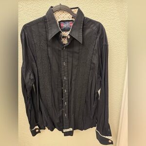 Men’s Embroidered Shirt English Laundry Size XL - Excellent Condition